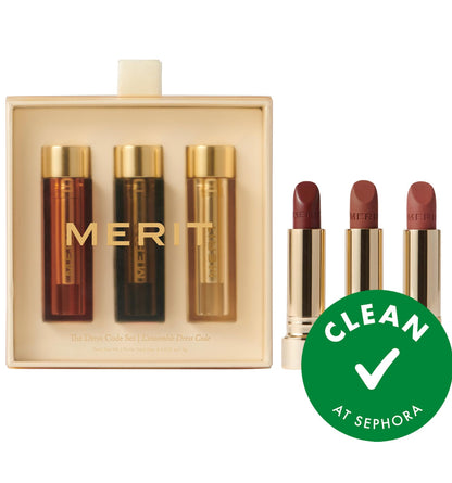 PREORDEN- The Dress Code Lipstick Set | MERIT (TARDA DE 2 a 4 SEMANAS EN LLEGAR)