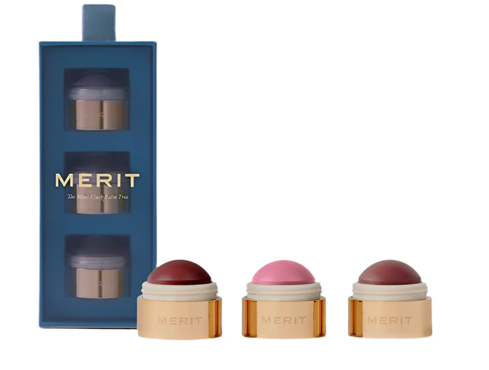 PREORDEN -The Mini Flush Balm Trio | MERIT - REVISA TIEMPOS DE ENTREGA