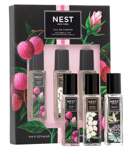 PREORDEN- Mini Rollerball Trio Set | NEST NEW YORK (TARDA DE 2 a 4 SEMANAS EN LLEGAR)