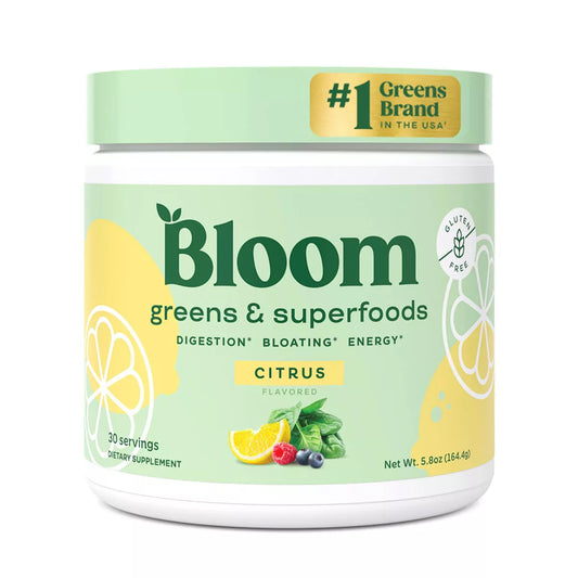 PRE-ORDEN BLOOM NUTRITION Greens and Superfoods Powder - Citrus | BLOOM