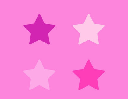PREORDER- pink stars | Starface