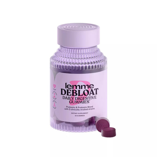 PRE-ORDEN Lemme Debloat Daily Digestive Probiotic Vegan Gummies - 60ct | LEMME