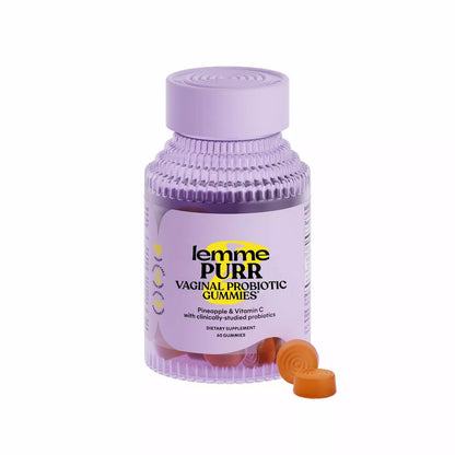 PRE-ORDEN Lemme Purr Vaginal Probiotic Vegan Gummies - 60ct | LEMME