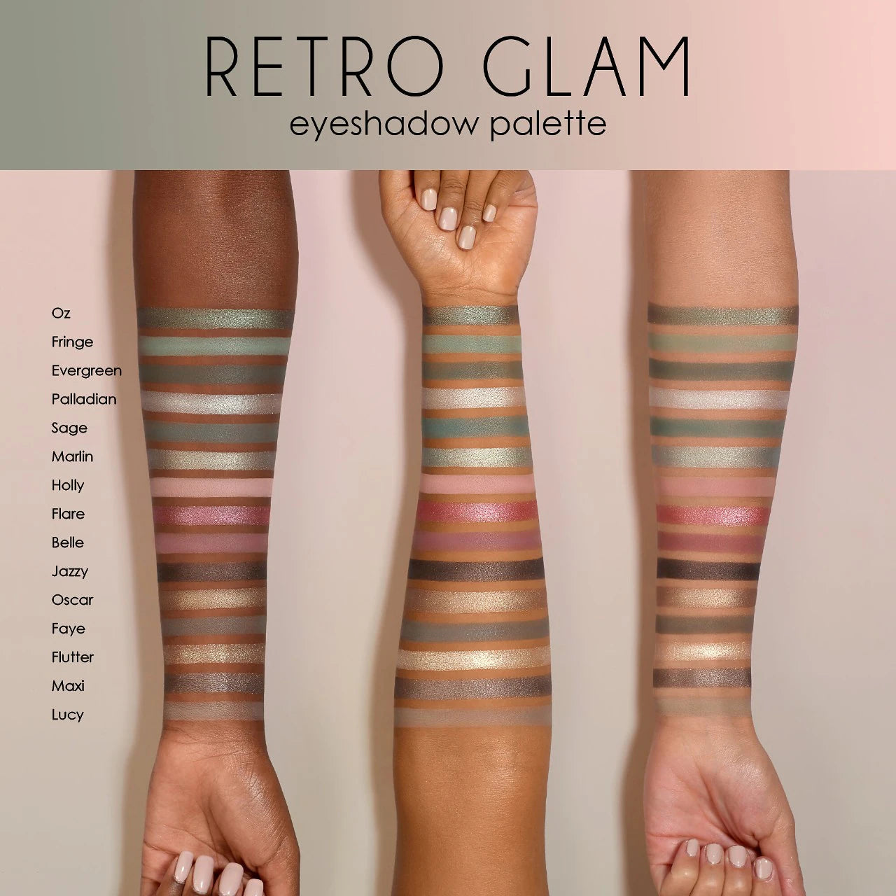 Retro Glam Eyeshadow Palette | NATASHA DENONA